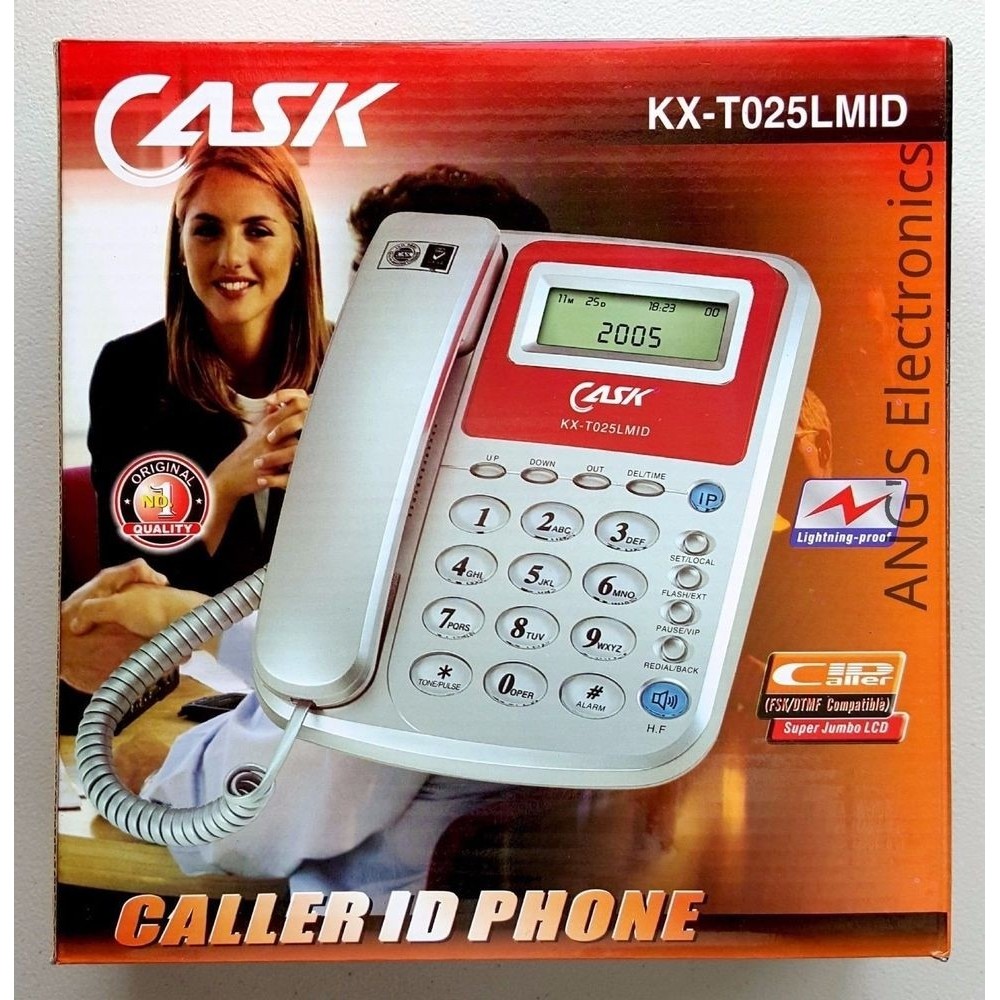 TELEFONO FISSO CON TASTI GRANDI APPARECCHIO TELEFONICO KX-T025LMID