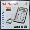 TELEFONO CON TASTI GRANDI VIVACE DISPLAY LCD EXTRA LARGE RAINBOW T2025CID NERO