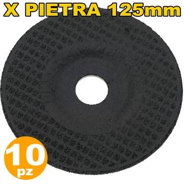 DISCO FLEX PER PIETRA SET DA 10 PEZZI DISCHI SMERIGLIATRICE DIAMETRO 125 MM