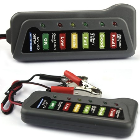 Tester per batterie per Auto 12V sistema di avviamento e ricarica  automatico strumento di scansione del Test analizzatore di batterie  digitali rilevatore di quantità elettrico per Auto - AliExpress