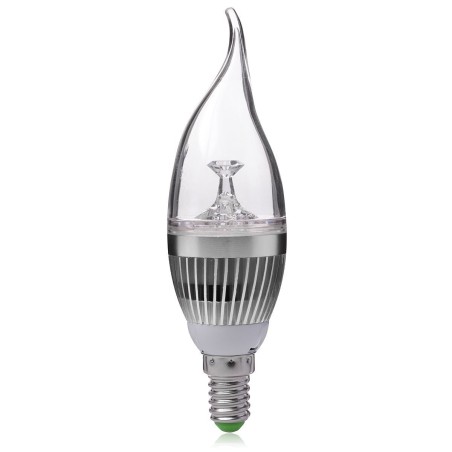 10 x 3W E14 LED lampada lampadina a candela luce calda bianco caldo