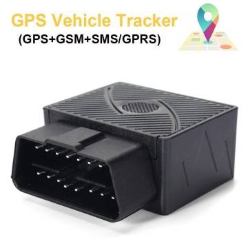 OBD AUTO TRACKER GPS LOCALIZZATORE SATELLITARE TEMPO REALE GSM SOS ANTIFURTO T1