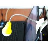 LAMPADA LUCE A LED CON CLIP PER PC NOTEBOOK LETTURA USB FLESSIBILE ORIENTABILE