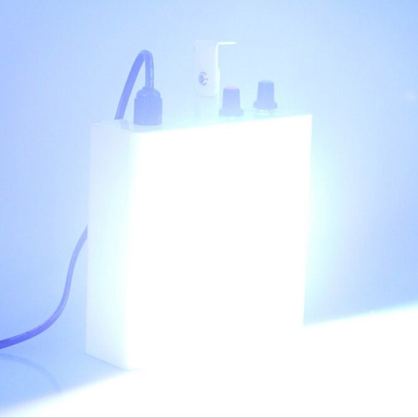 Strobo luce led lampeggiante 108 led bianco effetto disco dj a ritmo di musica 