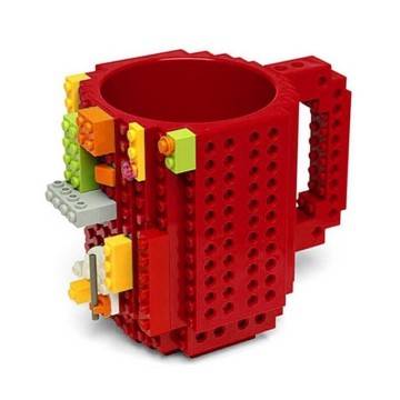 TAZZA LEGO COMPATIBILE CON MATTONCINI COSTRUZIONI BUILT ON BRICKS MUG 350 ML