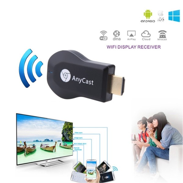 CHIAVETTA DONGLE ANYCAST WIFI HDMI MIRACAST AIRPLAY DLNA TV