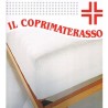 COPRIMATERASSO SANITARIO IMPERMEABILE 1 PIAZZA CON ANGOLI ELASTICI 90X195CM