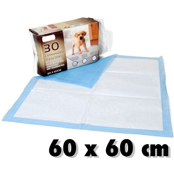 30 tappeti tappetini assorbenti traversine per cani trattiene odori 60x60cm