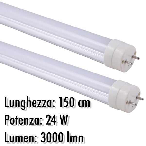 Tubo Fluorescente LED 24W 150cm 4000k