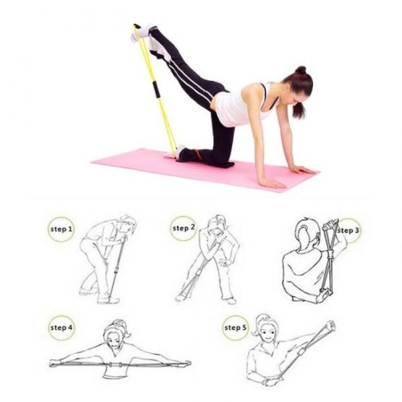 Kylin Sport sollevamento pesi CrossFit yoga per allenamento pilates ginnastica Fasce di resistenza elastiche 