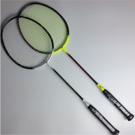 Racchette da badminton con due volani racchetta con pallina per sport giochi 