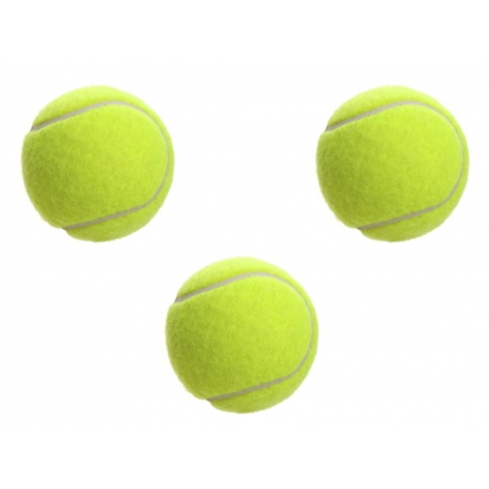 Confezione da 3 Mantis Palline da Tennis da Allenamento Colore Giallo