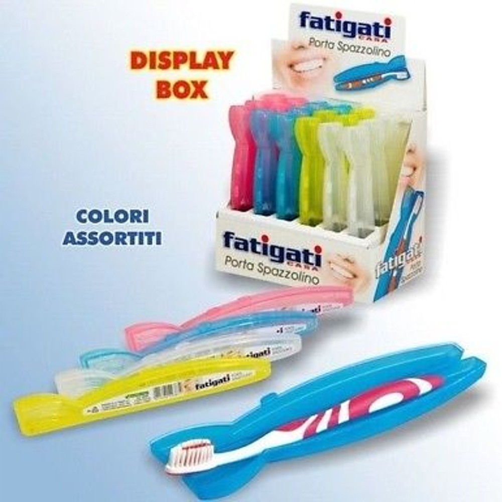 CuboID Contenitore porta spazzolini da denti in plastica, colore