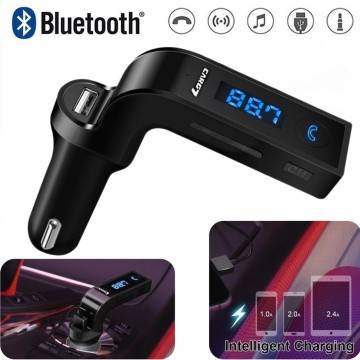 CARICABATTERIE CARG7 AUTO TRASMETTITORE BLUETOOTH USB TF CARD ANDROID IOS TABLET