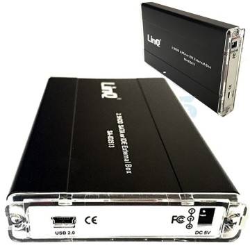 CASE BOX ESTERNO SUPER SLIM PER HARD DISK 2.5" COMBO IDE / SATA USB 2.0 PER PC