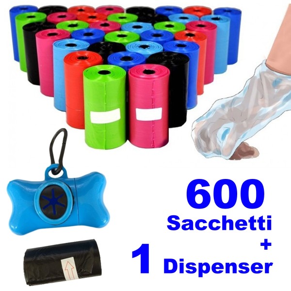 Sacchetti igienici per cani Micro, 3 rotoli/30 sacchetti 16x26,5 cm