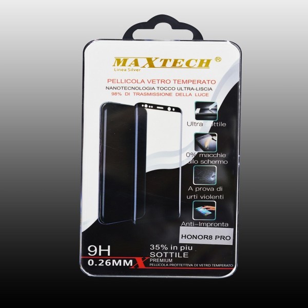 maxtech trade shop - pellicola protettiva per huawei honor 8 pro vetro temperato p-honor 8 pro donna