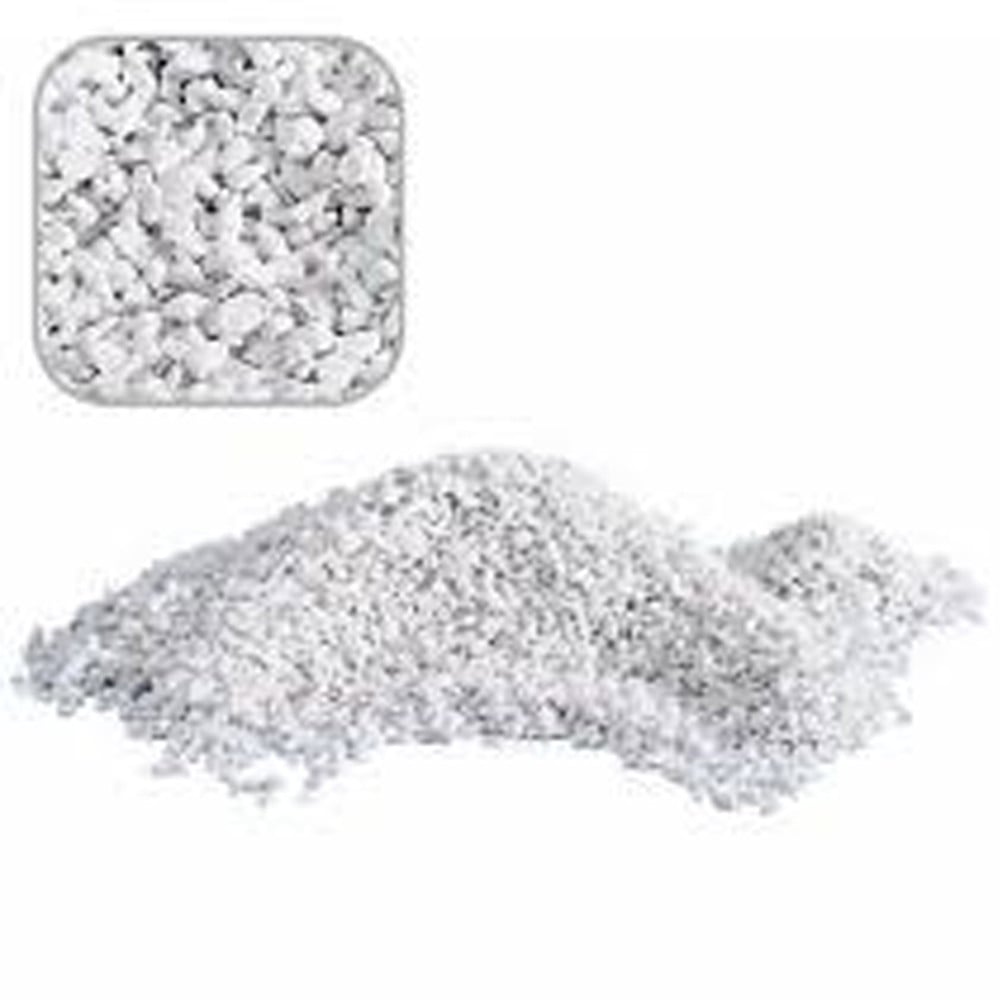 Ghiaietto Decorativo Bianco Per Acquari | Granulometria 4-6mm - Confezione Da 5kg