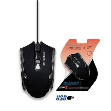 MOUSE GAMING CON CAVO USB...