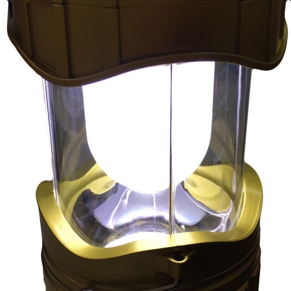 Trade Shop - Lampada Torcia Emergenza Portatile Ricaricabile Luce Led 8.8w  Campeggio Dp-7128