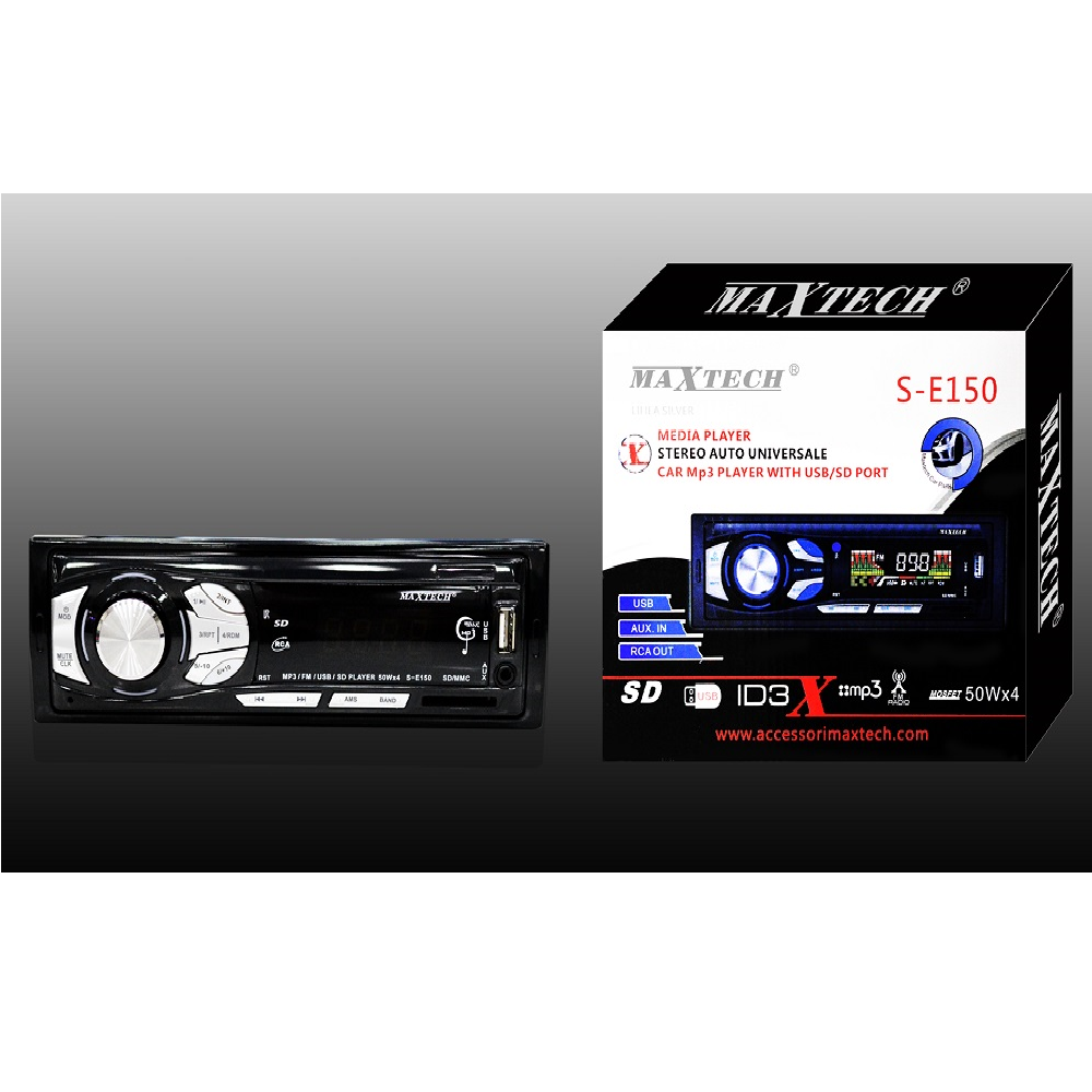 PDR* STEREO  BLUETOOTH FRONTALINO ESTRAIBILE FM MP3 USB SD LCD 60Wx4 EC-7008