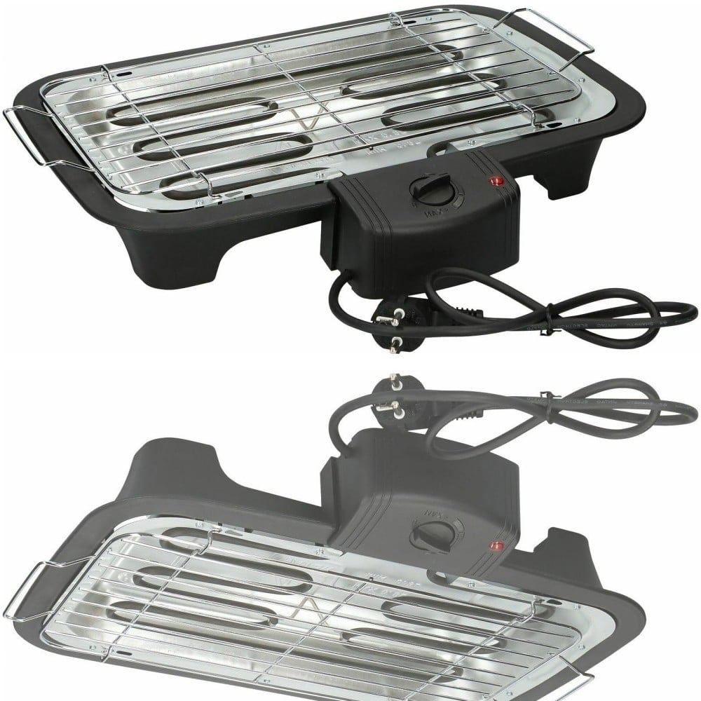 BARBECUE ELETTRICO TAVOLO GRIGLIA ELETTRICA 2000W BISTECCHIERA GRILL BBQ