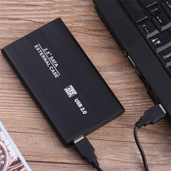 BOX CASE SUPPORTO ESTERNO PER HARD DISK HDD 2.5 SATA USB 2.0 LETTORE PORTATILE