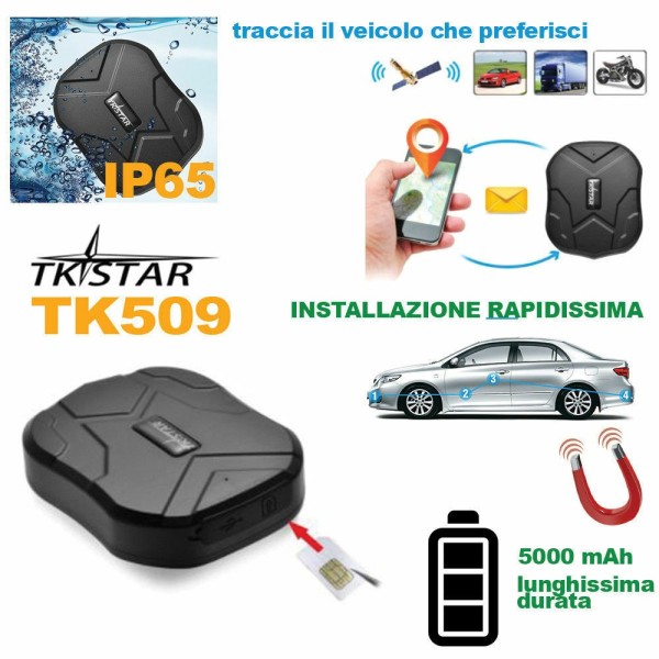 LOCALIZZATORE ANTIFURTO SATELLITARE TRACKER GPS GSM TK905 POWER