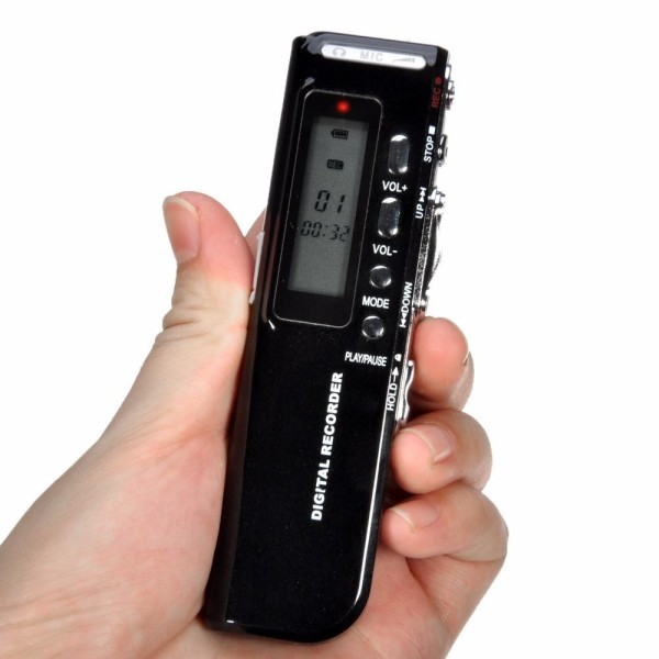MINI REGISTRATORE VOCALE USB DIGITALE 8GB LETTORE MP3 USB VOICE RECORD