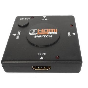 HDMI SWITCH 1080p HDMI 3 PORTE XBOX, PS3,Decoder e PC, DVD, VIDEO PROIETTORE 