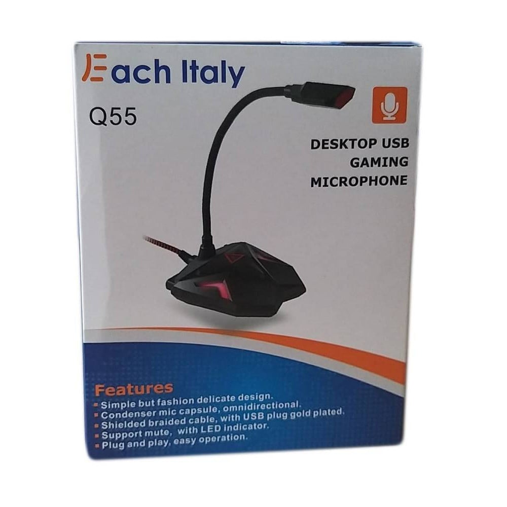 DITTAZIONE AVANZATA CON indicatore LED Microfono da scrivania per PC DITTAZIONE AVANZATA CON indicatore LED Microfono da scrivania per PC