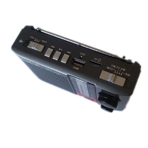 Mini Radio radiolina portatile FM lettore mp3 da USB e microSD ricaricabile  JOC