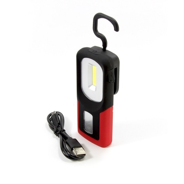 Portatile con Base Magnetica e Gancio per appenderlo Gaocunh Ricaricabile Escursionismo per Campeggio Luce da Lavoro a LED Riparazione Auto Pieghevole Small 
