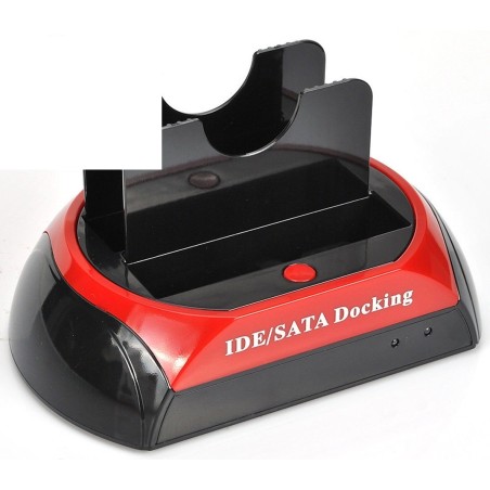 DOCKING STATION HARD DISK 3,5 2,5 SATA IDE 2 HD HDD BOX CASE USB SD TF MS