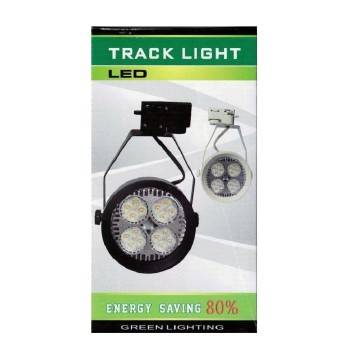 Track Light con Lampada PAR 40 watt VENTILATA ATTACCO E27 con portalampada
