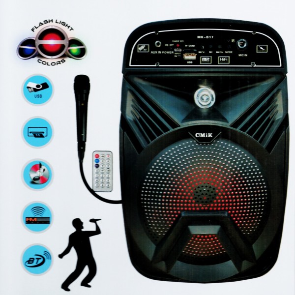 Casse Bluetooth con Microfono Integrato per Freestyle Rap