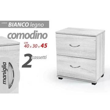 COMODINO CON 2 CASSETTI...