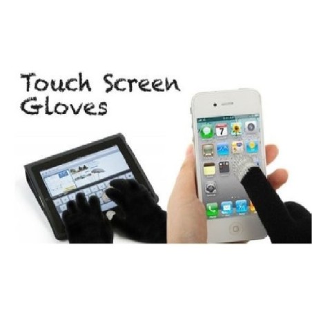 guanti caldi di lana puri colori dello schermo guanti Touch per iPhone, iPad