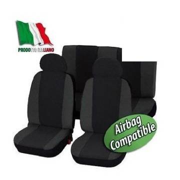 Coprisedili Fodere universali per auto piccole e medie in cotone bicolore airbag