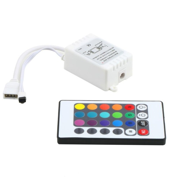 Controller per Strisce LED RGB 5050 con Telecomando 24 Tasti