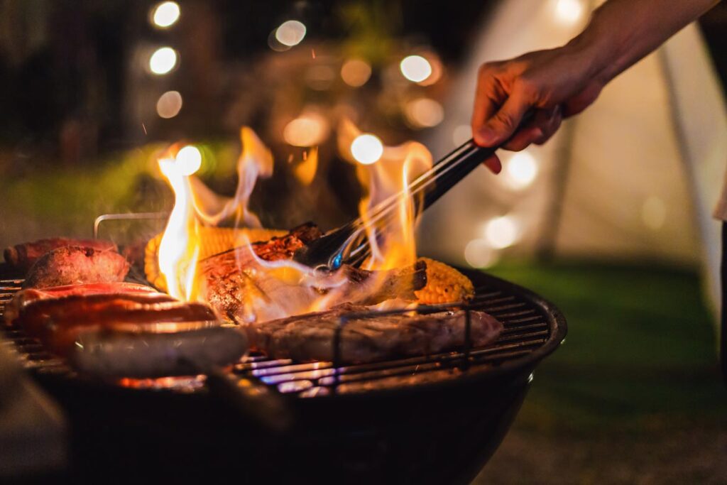 barbecue a carbonella